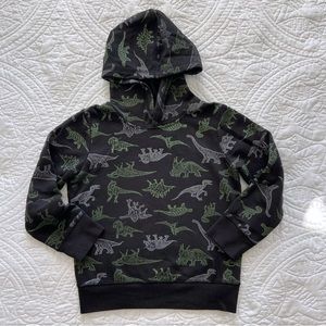 Boys’ Size 5 Dinosaur Hoodie, Black